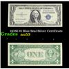 1935E $1 Blue Seal Silver Certificate Grades Select AU