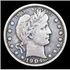 Image 2 : 1904-p Barber Quarter 25c Grades vf++