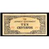 Image 2 : 1942 Philippines Under Japanese Occupation 10 Centavos Note P# 104A Grades vf+