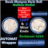 Image 1 : Buffalo Nickel Shotgun Roll in Old Bank Style 'Abbott Coin Counter & Automat' Wrapper 1937 & p Mint 