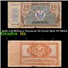 Image 1 : 1948 U.S Military Payment 10 Cents Note P# M16A Grades f+