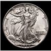 Image 2 : 1944-p Walking Liberty Half Dollar 50c Grades Choice Unc