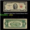 Image 1 : 1953B $2 Red Seal United States Note Grades vf+