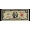 Image 2 : 1953B $2 Red Seal United States Note Grades vf+