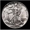Image 2 : 1943-p Walking Liberty Half Dollar 50c Grades Select Unc