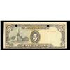 Image 2 : 1943 Philippines Under Japanese Occupation 5 Peso Note P# 110A Grades Select CU