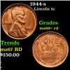 1944-s Lincoln Cent 1c Grades GEM++ RD