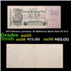 Image 1 : 1923 Weimar germany 20 Millionen Mark Note P# 97A Grades Select AU
