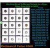 Image 1 : Huge Liifetime Collection - Too Many Coins To Auction Individually - This Lot is For One Page of 20 