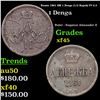 Russia 1861 EM 1 Denga (1/2 Kopek) Y# 2.3 Grades xf+