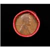 Image 2 : Mixed small cents 1c orig shotgun roll, 1943-p Steel Cent, 1925-p Lincoln Cent other end, Coca Cola 