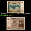 Image 1 : 1922 Weimar germany 5,000 Mark Note P# 81D Grades vf++