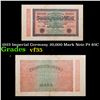 Image 1 : 1923 Imperial Germany 20,000 Mark Note P# 85C Grades vf++