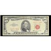 Image 2 : 1963 $5 Red seal United States Note Grades vf++