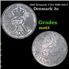 1968 Denmark 2 Ore KM# 840.2 Grades Select Unc