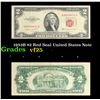1953B $2 Red Seal United States Note Grades vf+