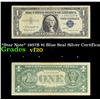 Image 1 : *Star Note* 1957B $1 Blue Seal Silver Certificate Grades vf, very fine