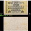 1923 Weiamr germany 10 Millionen Mark Note P# 106D Grades vf++
