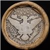 Image 3 : ***Auction Highlight*** Old 50c Roll $10 Halves Solid Barber Half dollar Roll with 1910 & O  Ends (f