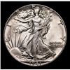 Image 2 : 1941-p Walking Liberty Half Dollar 50c Grades Choice Unc