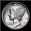 Image 2 : 1940-p Mercury Dime 10c Grades Select+ Unc