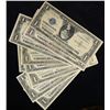 Image 2 : Set of 6 1935 A-h $1 Blue seal Note Grades xf/AU