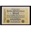 Image 2 : 1923 Weiamr germany 10 Millionen Mark Note P# 106D Grades Select AU