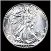 Image 2 : 1946-d Walking Liberty Half Dollar 50c Grades Choice Unc
