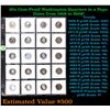 Image 1 : Huge Liifetime Collection - Too Many Coins To Auction Individually - This Lot is For One Page of 20 