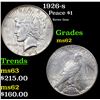 Image 1 : 1926-s Peace Dollar $1 Grades Select Unc
