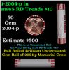 Image 1 : Shotgun Lincoln 1c roll, 2004-p 50 pcs Steel-Strong Wrapper.