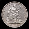 Image 2 : 1874 arrows Seated Half Dollar 50c Graded ms63 By SEGS