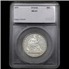 Image 4 : 1874 arrows Seated Half Dollar 50c Graded ms63 By SEGS