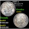 Image 1 : 1887-s Morgan Dollar $1 Grades Select+ Unc
