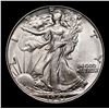 Image 2 : 1947-p Walking Liberty Half Dollar 50c Grades Select+ Unc