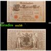 Image 1 : 1910 Imperial Germany 1,000 mark Note P# 45B Grades Choice AU/BU Slider