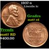 Image 1 : 1937-s Lincoln Cent 1c Grades GEM++ Unc RD