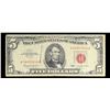Image 2 : 1963 $5 Red seal United States Note Grades vf+