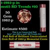 Image 1 : Shotgun Lincoln 1c roll, 1982-p 50 pcs Steel-Strong Wrapper.
