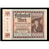 Image 2 : 1922 Weimar Germany 5000 Mark Note P# 81D Grades vf++