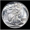 Image 2 : 1942-p Walking Liberty Half Dollar 50c Grades GEM+ Unc