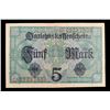 Image 3 : 1917 Imperial Germany 5 Mark Note P# 56A Grades xf+