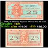 1954 U.S. Military Payment 5 Cents Note P# m31A Grades vf+