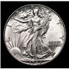 Image 2 : 1942-p Walking Liberty Half Dollar 50c Grades Choice+ Unc