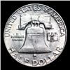 Image 3 : 1957-d Franklin Half Dollar 50c Grades Select Unc
