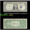 1957A $1 Blue Seal Silver Certificate Grades xf+