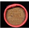 Image 3 : Mixed small cents 1c orig shotgun roll, Wheat Cent, 1920-p Lincoln Cent other end, Coca Cola Brandt 