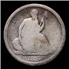 Image 2 : 1837 Lg Date Seated Liberty Dime 10c Grades g+