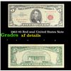 1963 $5 Red seal United States Note Grades xf details