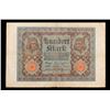 Image 2 : 1920 Weimar Germany 100 Mark Note P# 69A Grades vf+
